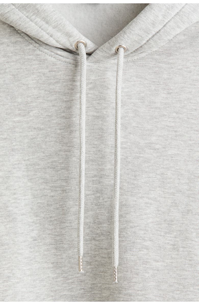 H&M Loose Fit Hoodie, Alternate, color, Light Gray Melange