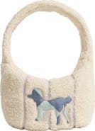Lost Pattern "Pan Pan" Half Moon Shearling Bag