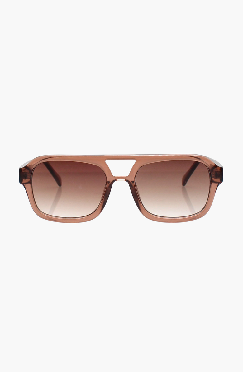 Reality Eyewear Runway Sunglasses, Main, color, Mocca