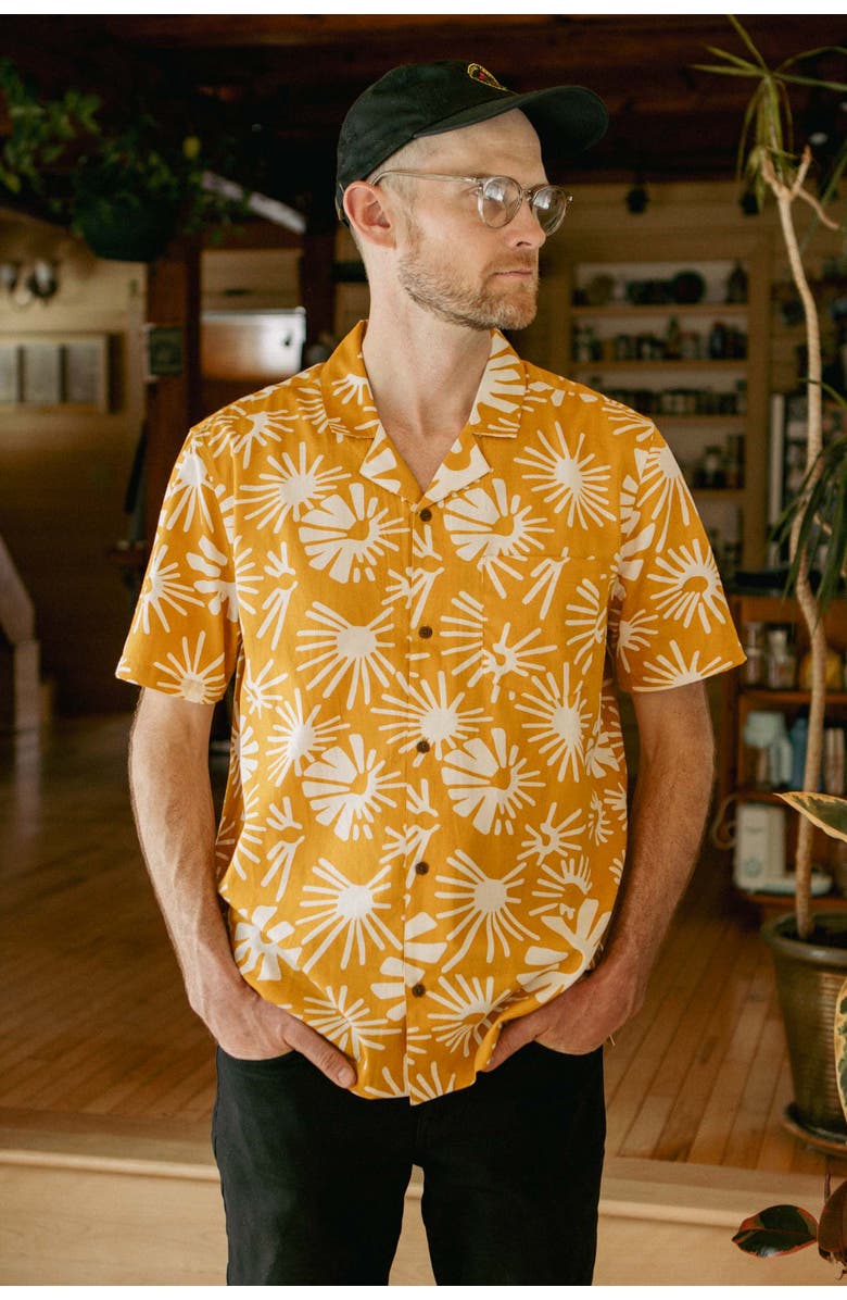 Bridge & Burn Bodie Shirt, Alternate, color, Solar Bloom