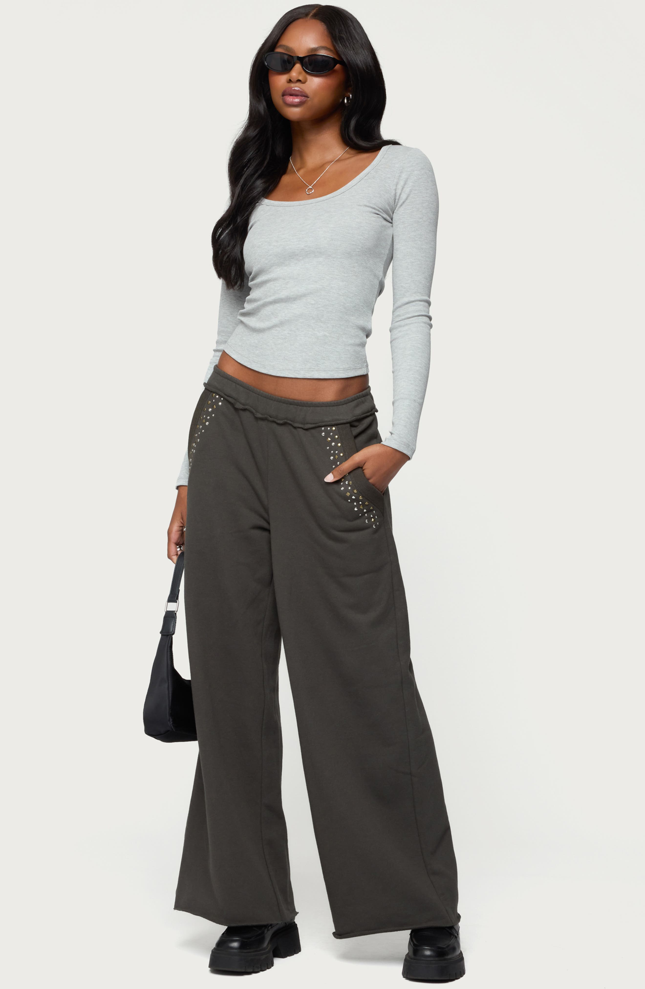 Wrenn Studded Wide Leg Sweatpants - image 2