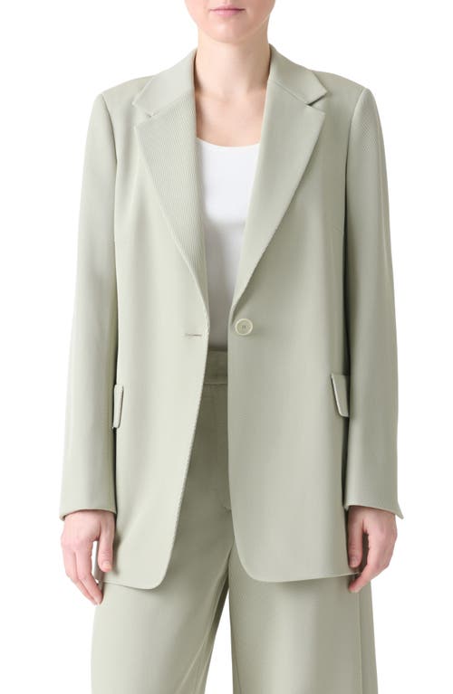 Akris Punto Single-breasted Wool Tricotine Boyfriend Blazer