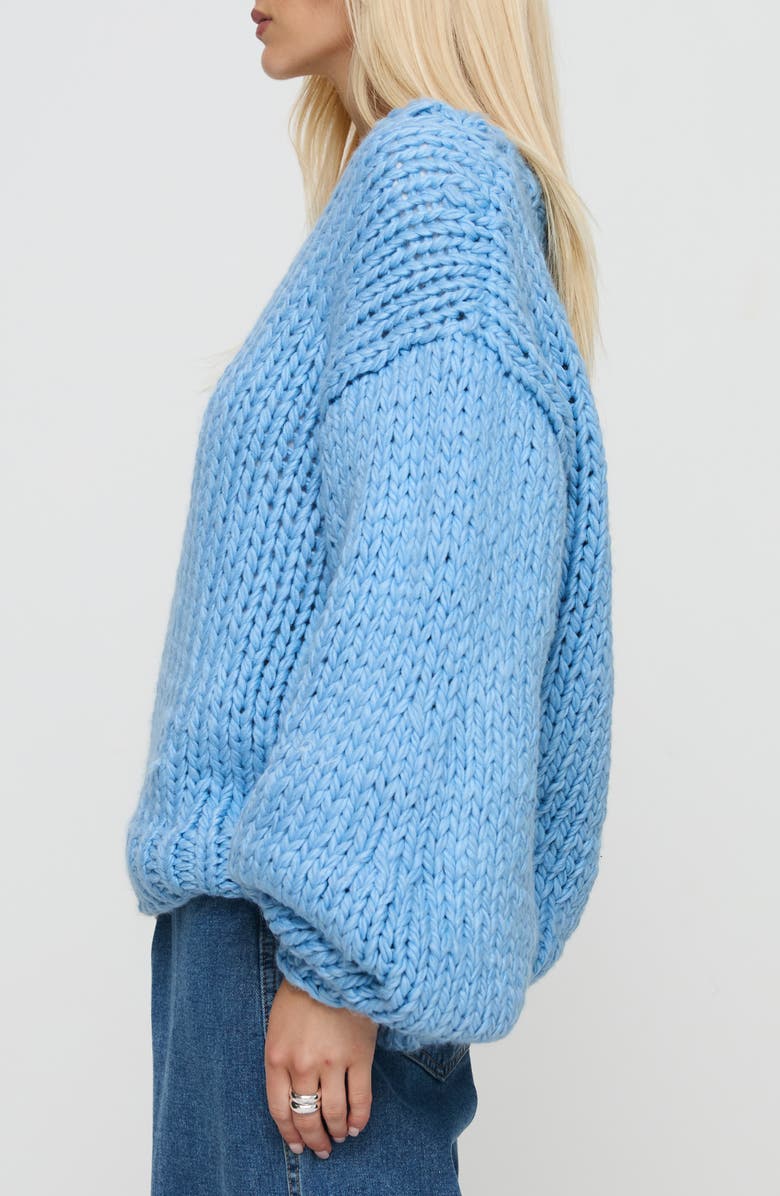 Princess Polly Arrowtown Chunky Balloon Sleeve Sweater, Alternate, color, 