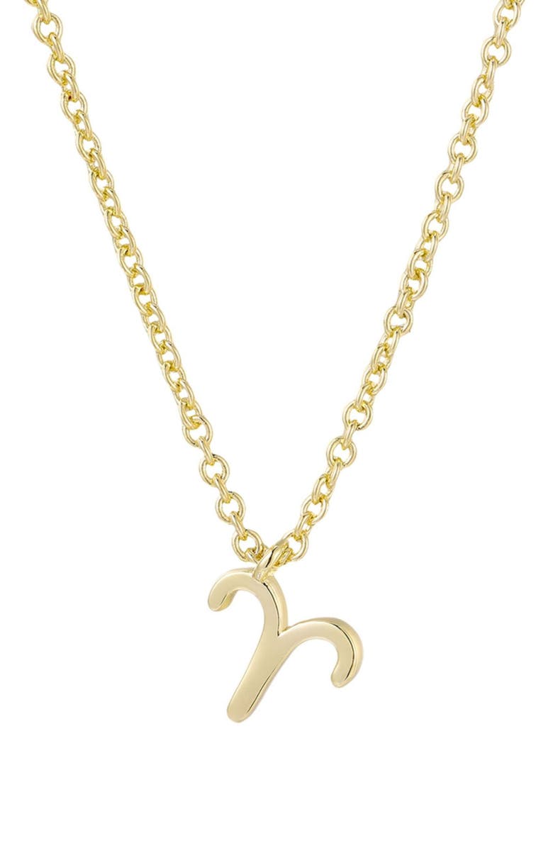 Adornia Zodiac Sign Pendant Necklace, Main, color, Gold - Aries