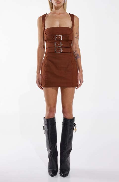 Cindy Harness Strap Minidress