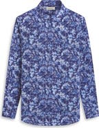 Bugatchi Julian Shaped Fit Stretch Cotton Button-Up Shirt