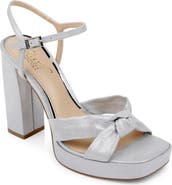 Jewel Badgley Mischka Valencia Ankle Strap Platform Sandal