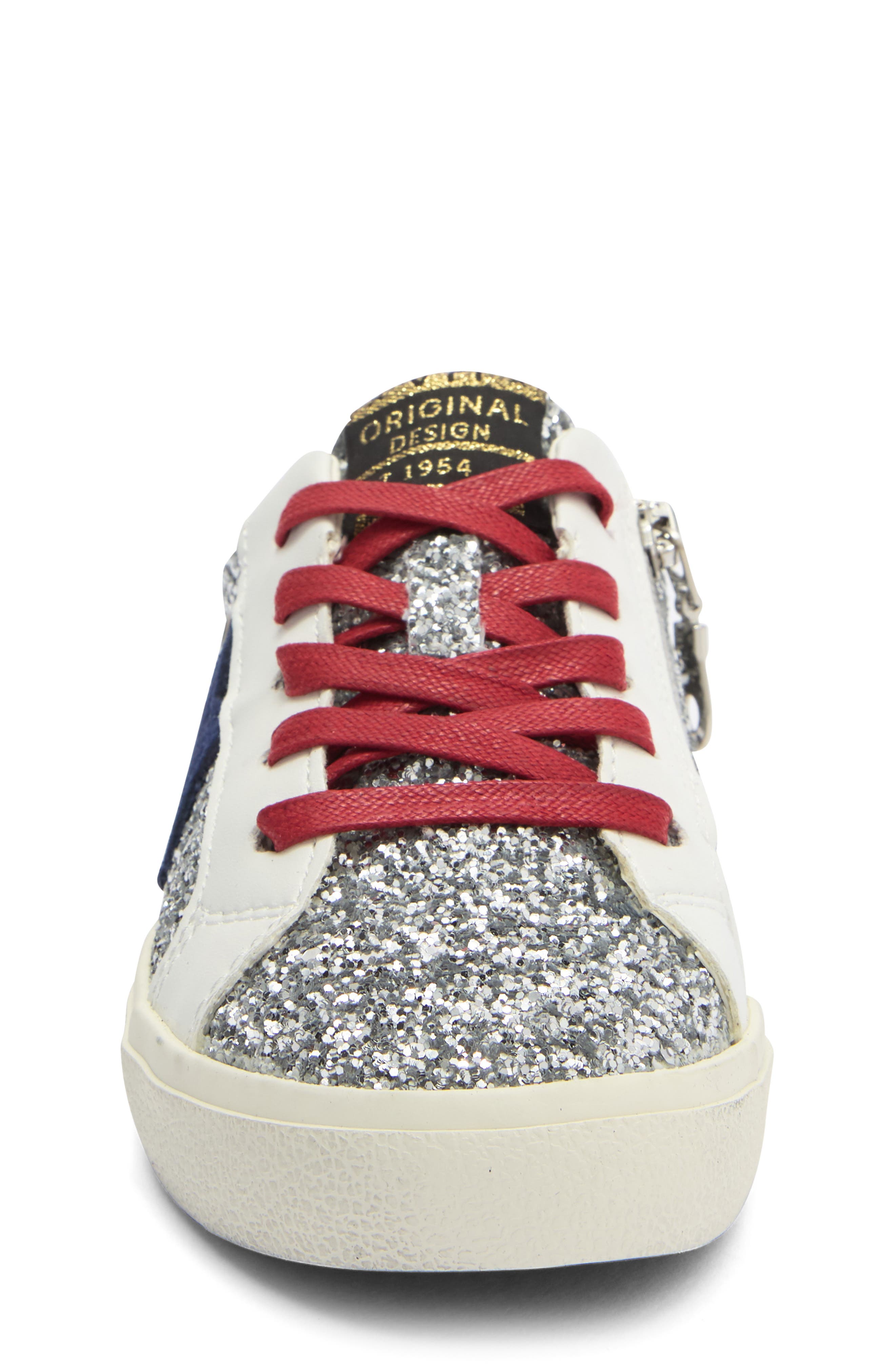 Vintage Havana Kids' Henriette Sneaker, Alternate, color, Wild Silver/ Glitter