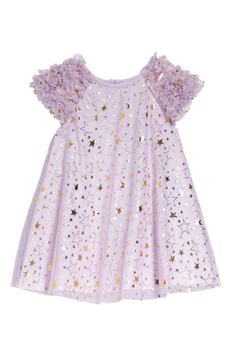 Pippa & Julie Kids' Star Print Float Dress, Main, color, 