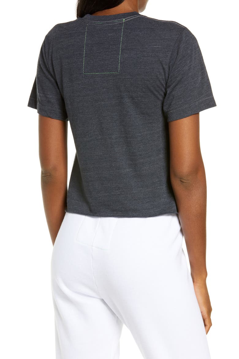 Big Rainbow Boyfriend Tee, Alternate, color, CHARCOAL