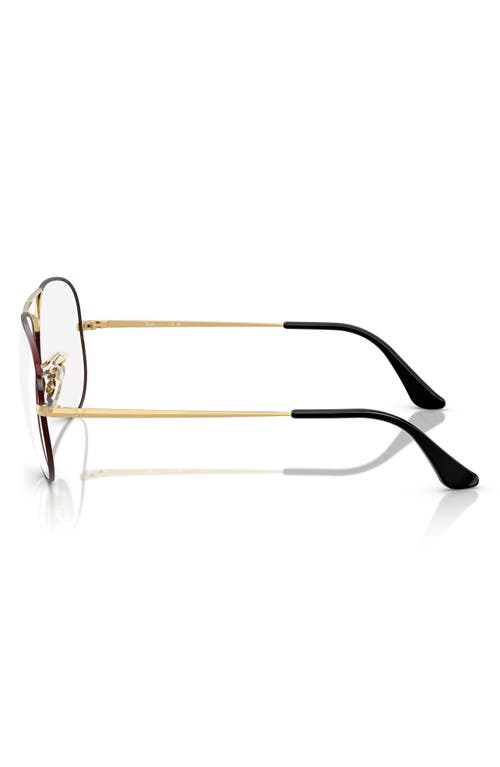 Ray Ban Ray-ban 6489 58mm Optical Glasses In Black