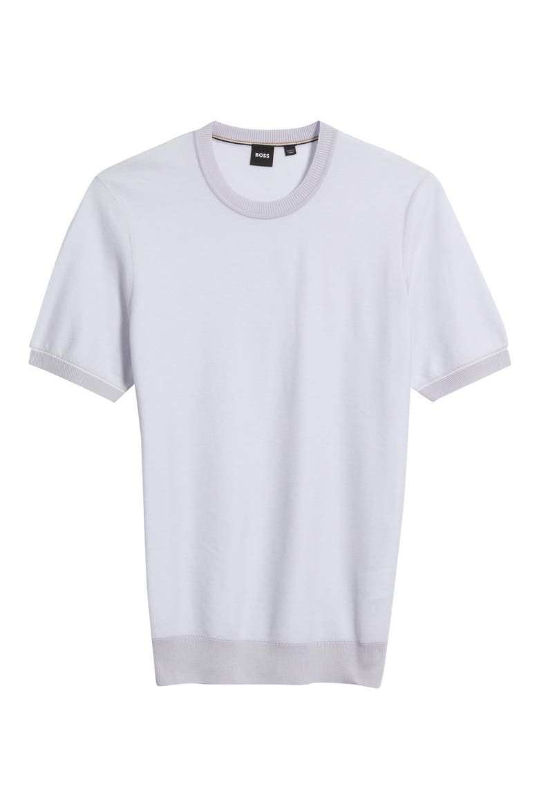 H-Nalon Textured Cotton & Lyocell Top, Alternate, color, LIGHT/ PASTEL PURPLE