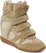 Isabel Marant Bekett Hidden Wedge High Top Sneaker