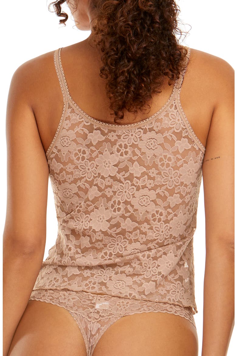 Daily Lace Sheer Camisole, Alternate, color, TAUPE