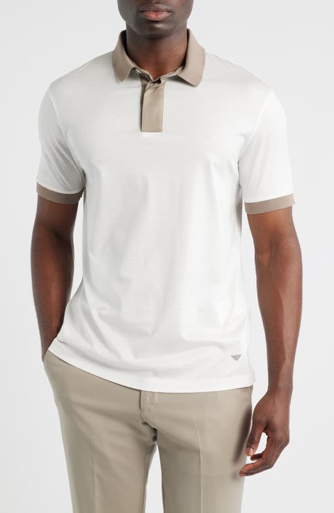 Contrast Collar Polo