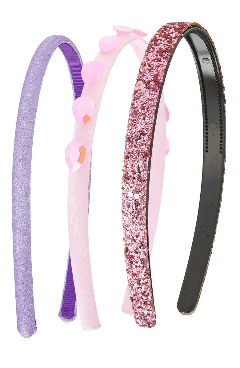 Cara Kids
 Set of 3 Headbands, Main, color, Purple Multi