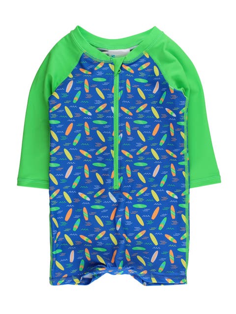 Boys Long Sleeve One Piece Rash Guard