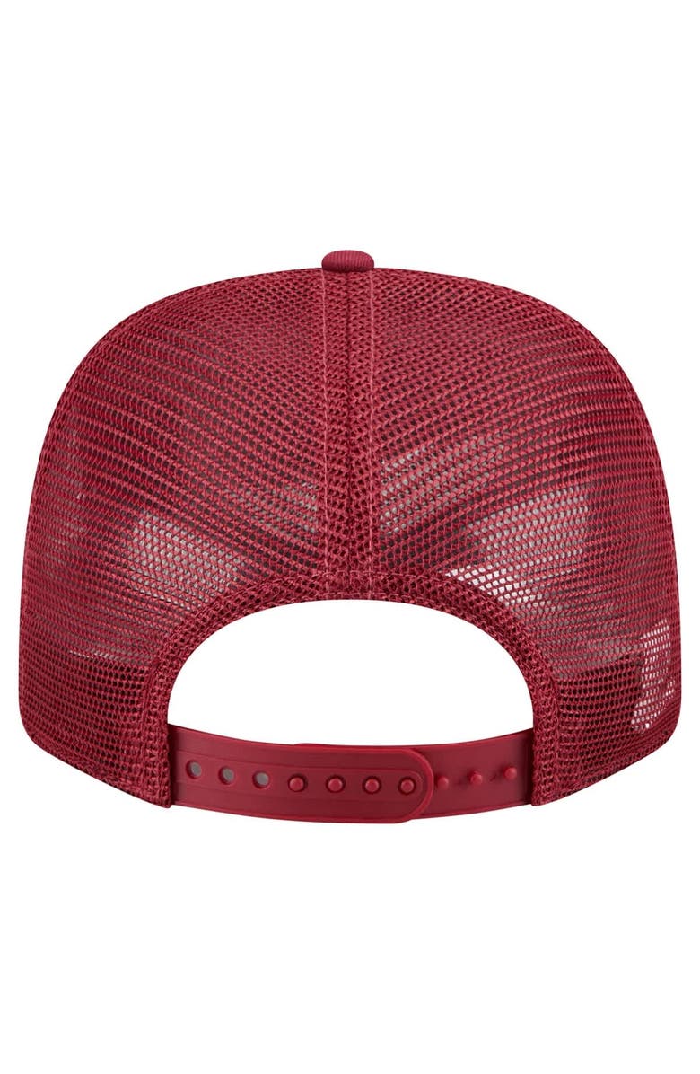 New Era Men's New Era Crimson Alabama Crimson Tide Primary 9SEVENTY Trucker Stretch-Snap Hat, Alternate, color,