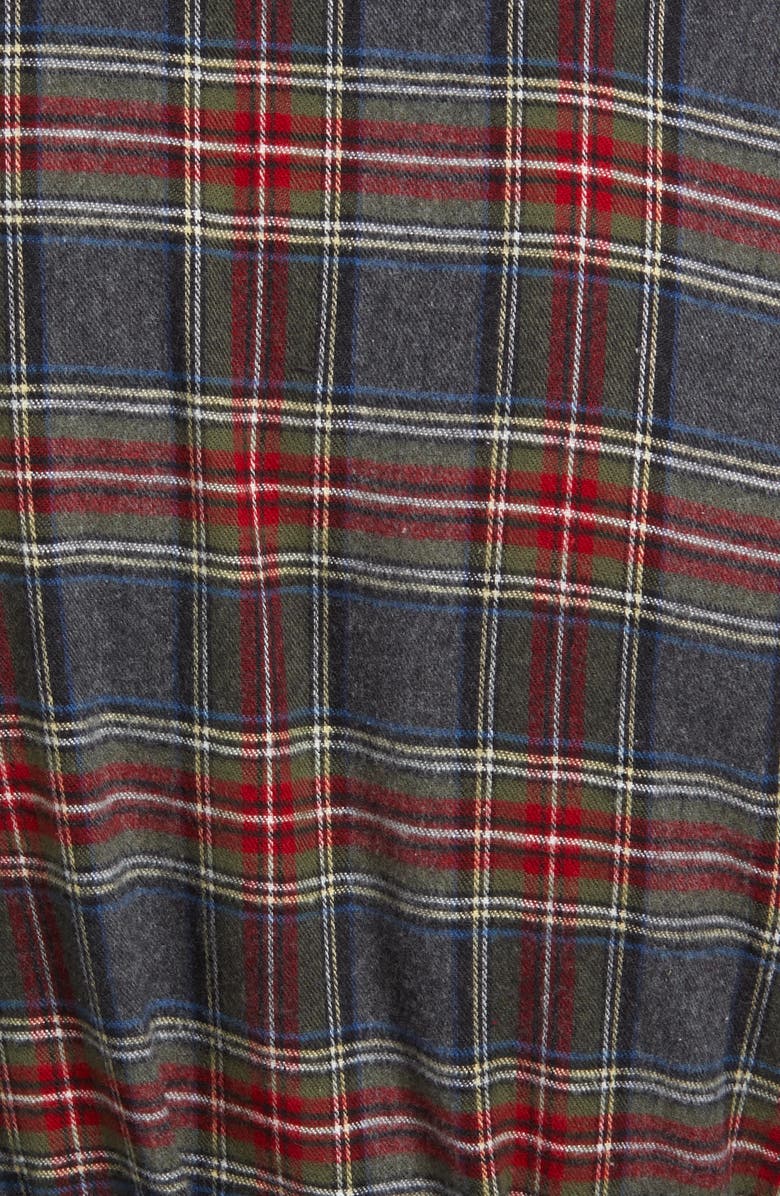 L.L.Bean Scotch Plaid Flannel Robe, Alternate, color,