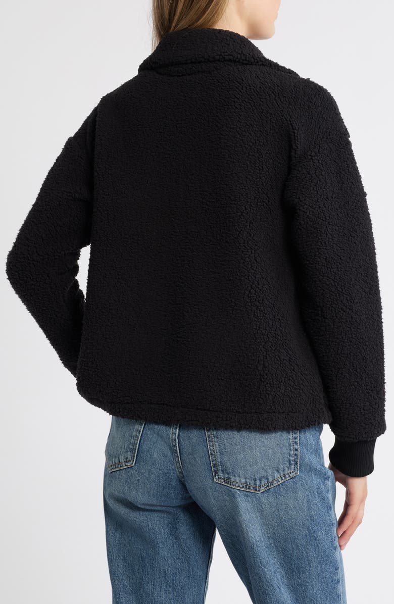 Caslon<sup>®</sup> Brushed Fleece Jacket, Alternate, color,