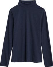Seasalt Cornwall Landing Turtleneck Stretch Organic Cotton Top