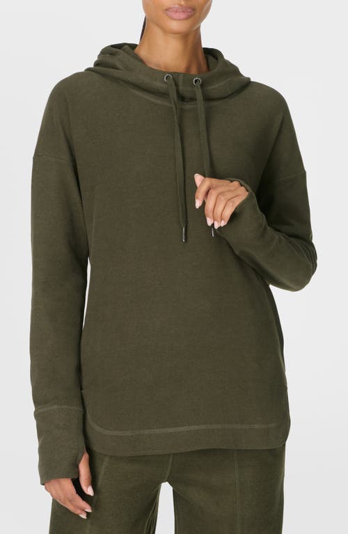 Sweaty Betty Escape Fleece Hoodie In Green