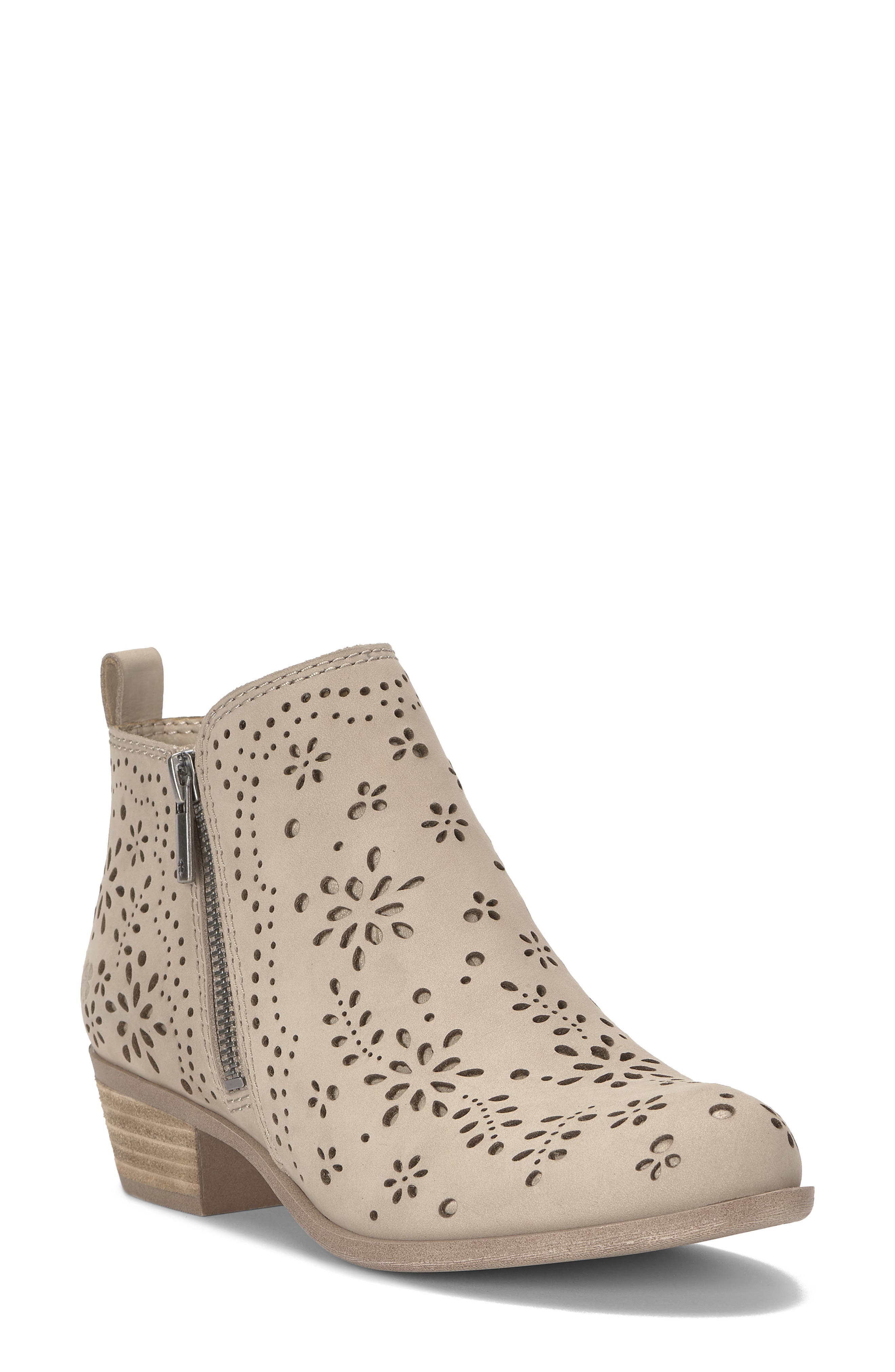 Lucky Brand Basel Bootie, Main, color, Smoke Grey Oilynb