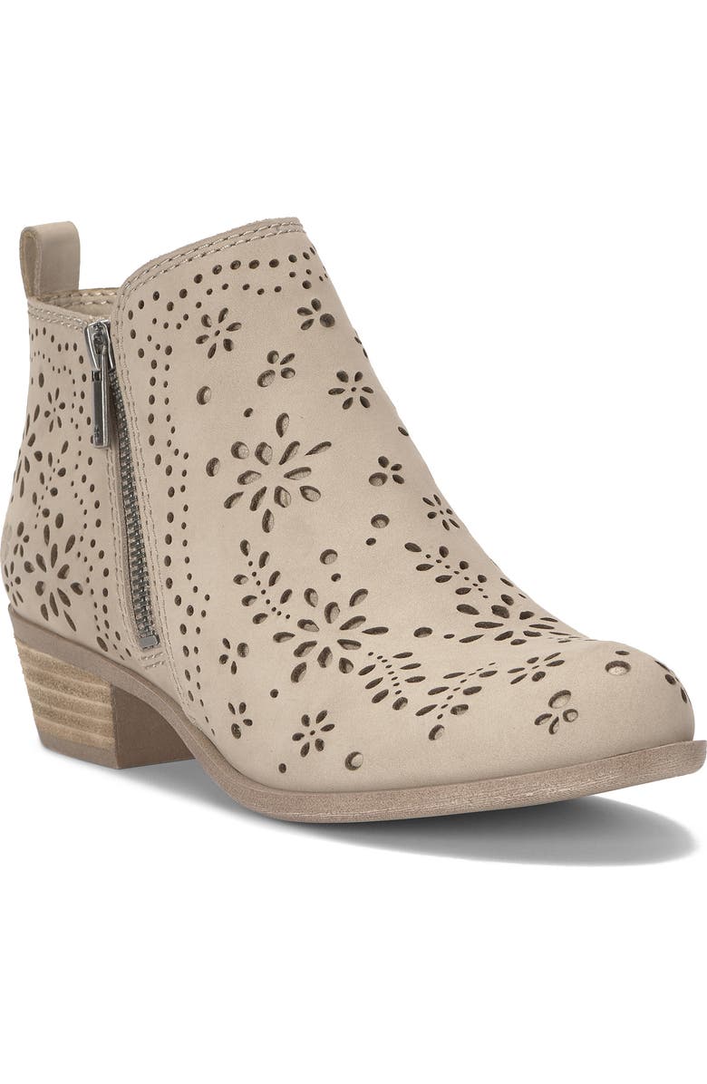 Lucky Brand Basel Bootie, Main, color, Smoke Grey Oilynb