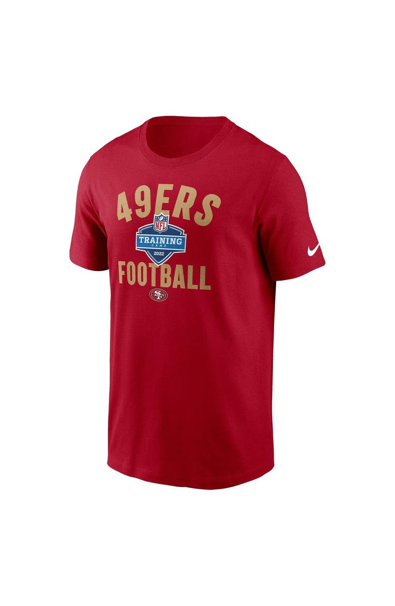 Nike Men's Nike Scarlet San Francisco 49ers 2022 Training Camp Athletic T-Shirt, Alternate, color, 