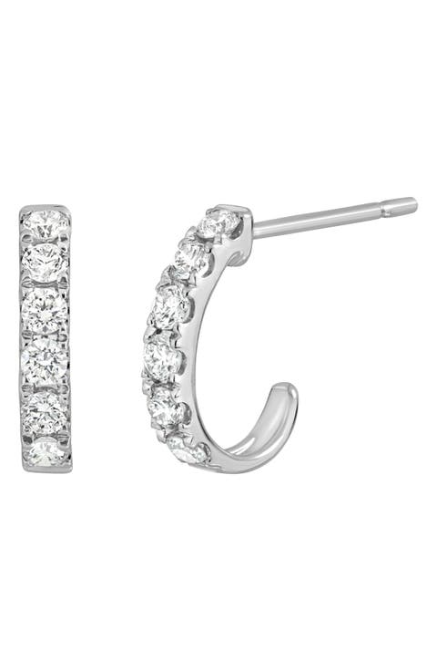 Audrey Diamond Hoop Earrings (Nordstrom Exclusive)