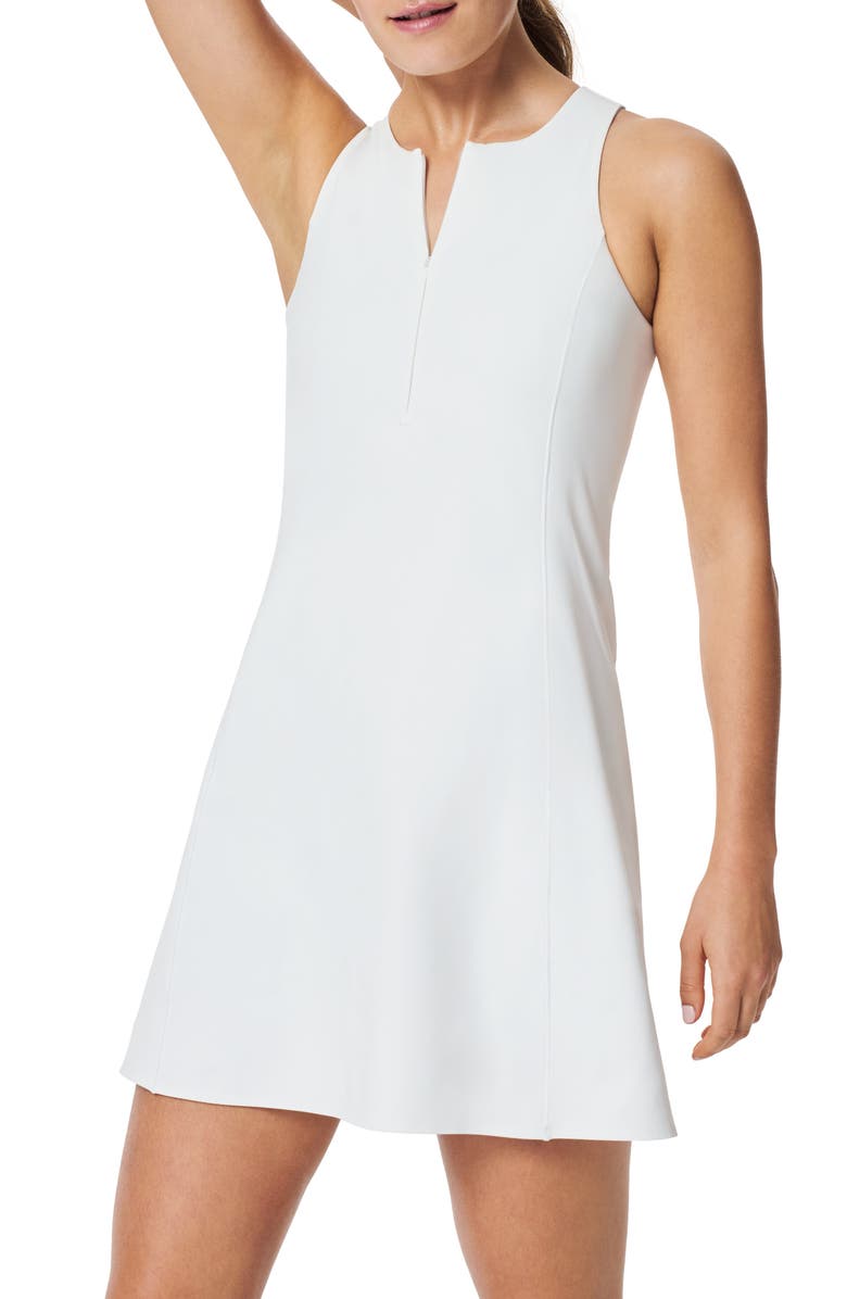 SPANX<sup>®</sup> SPANXshape<sup>™</sup> Get Moving Zip Front Dress, Alternate, color, Vivid White