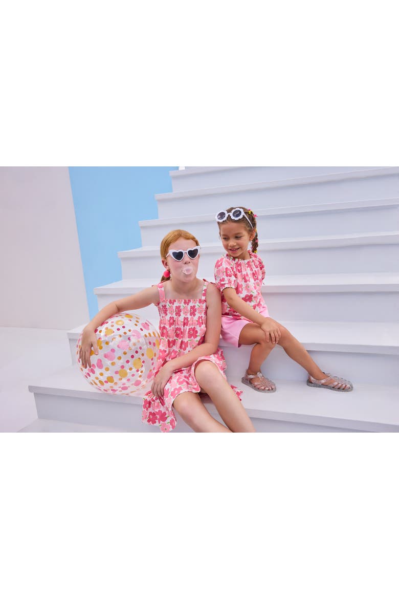 Kids' Floral Millie Top, Alternate, color, Piccadilly Pinks