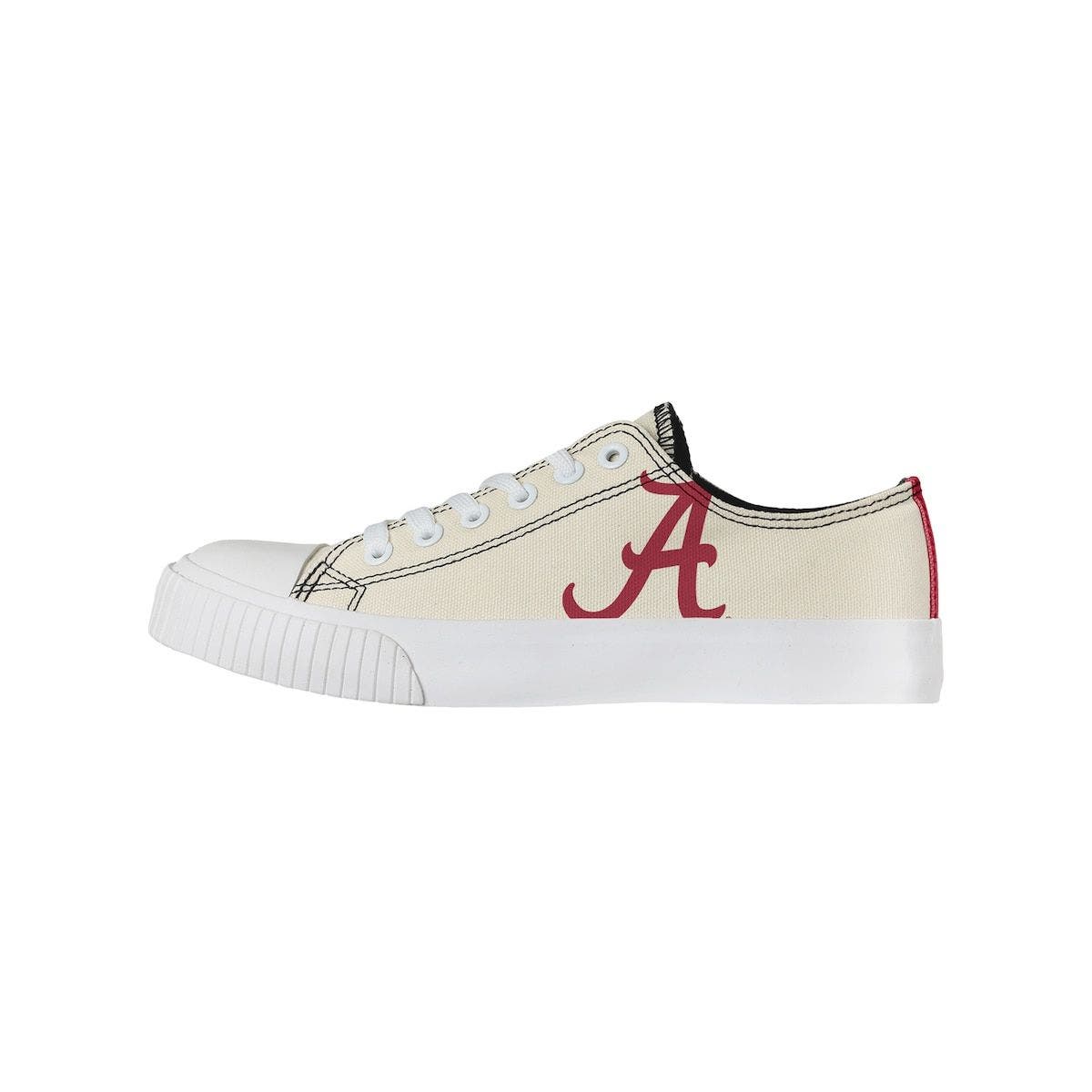 FOCO Women's FOCO Cream Alabama Crimson Tide Low Top Canvas Shoes, Alternate, color, 