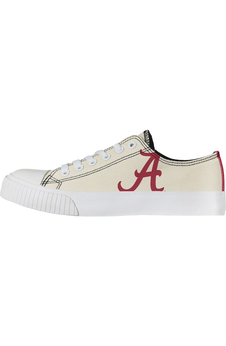 FOCO Women's FOCO Cream Alabama Crimson Tide Low Top Canvas Shoes, Alternate, color,