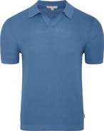 Onia Johnny Collar Cotton Textured Knit Polo