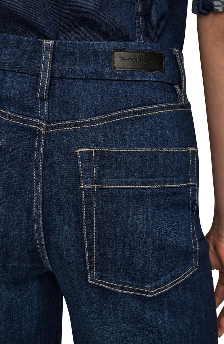 Donna Karan New York The Donna High Waist Wide Leg Jeans, Alternate, color, Dayton