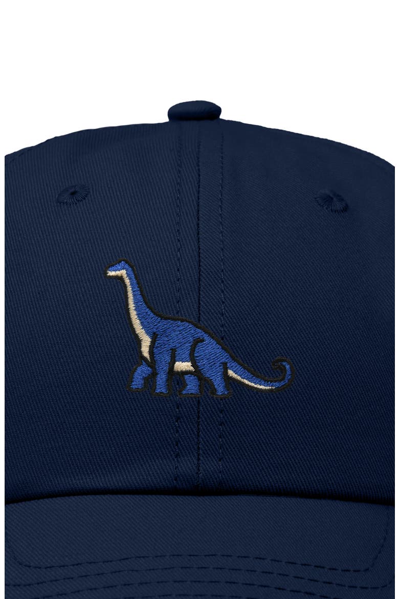 Brachiosaurus Dad Cap, Alternate, color, Navy Blue