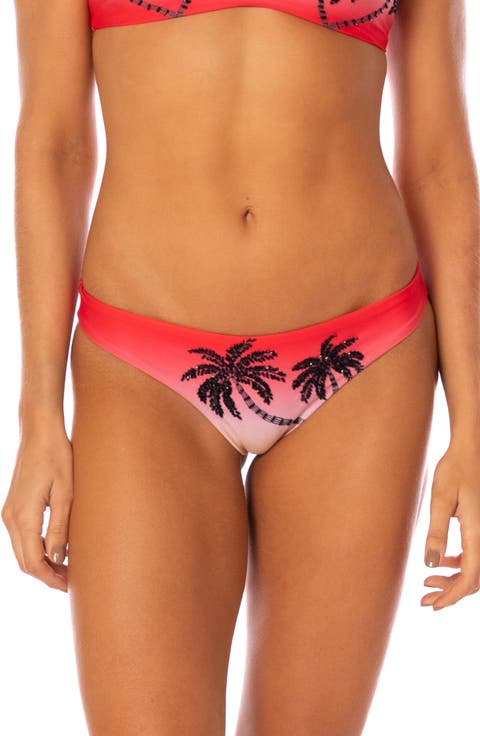 Cherry Palm Flirt Reversible Bikini Bottoms
