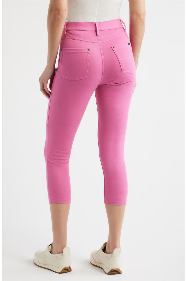 Ultrasoft Denim Capri Leggings, Alternate, color, IBIS ROSE
