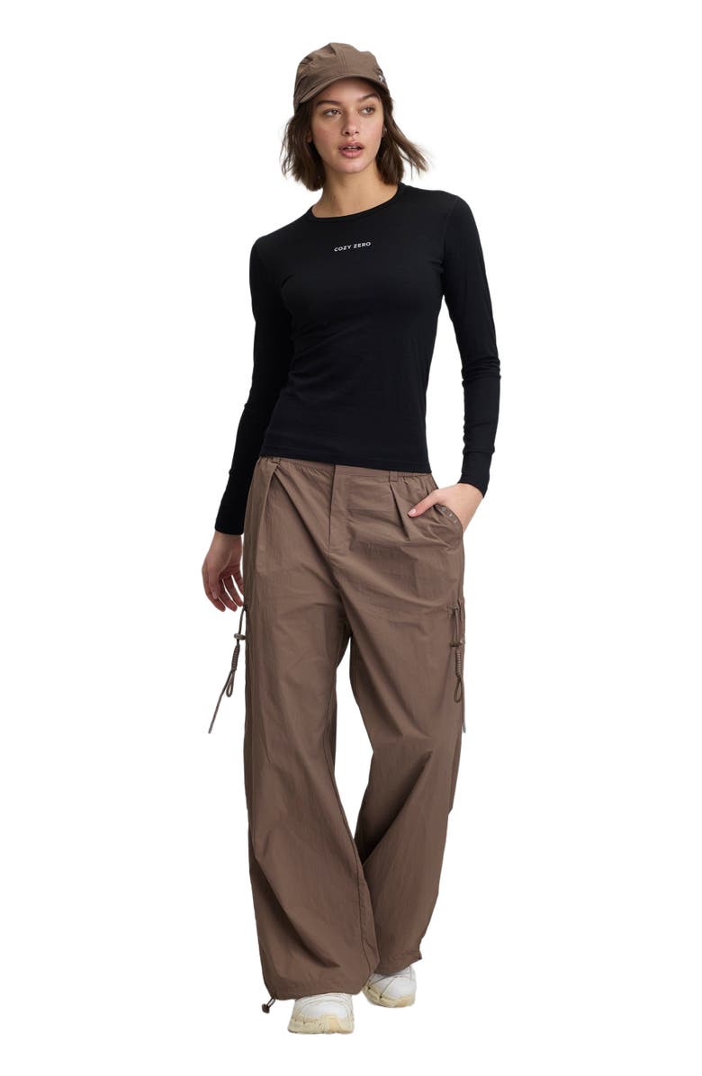 COZY ZERO Women's 100% Merino Lightweight Soft L/S Crew, Main, color, 