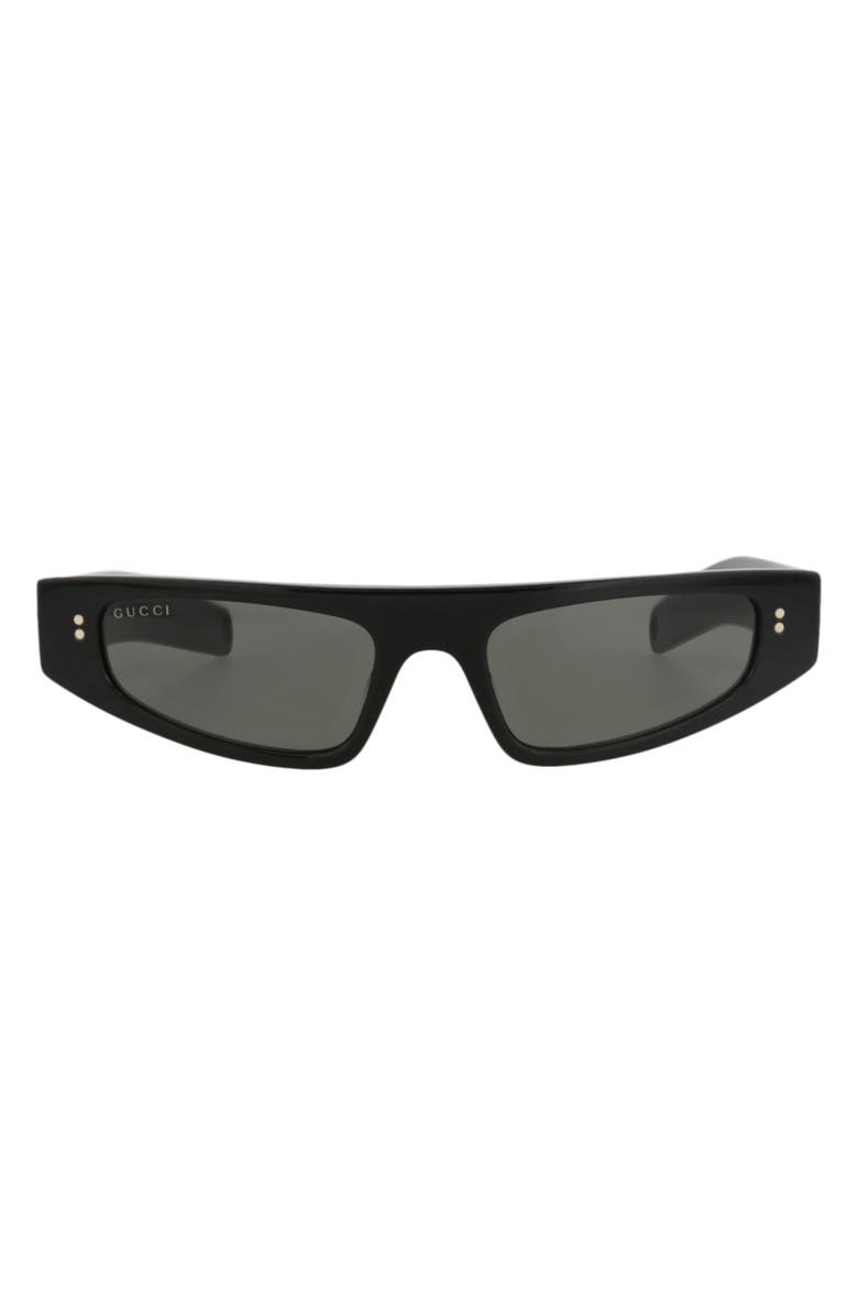 Gucci Novelty Sunglasses, Main, color, Black Black Grey