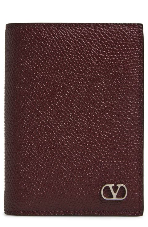 VLOGO Signature Bifold Leather Card Holder