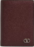 Valentino Garavani VLOGO Signature Bifold Leather Card Holder