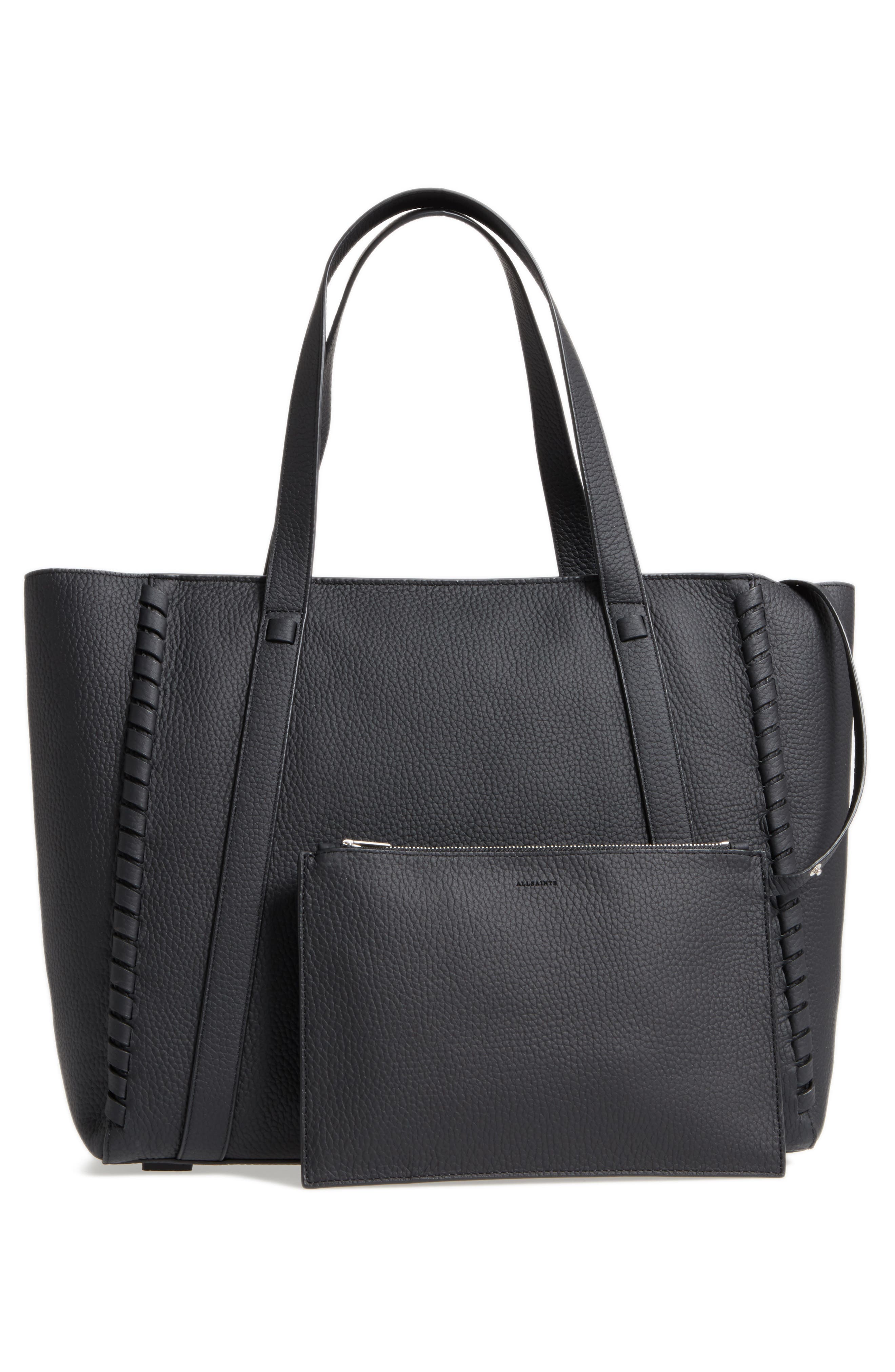 AllSaints Ray Nubuck Tote, Alternate, color, 