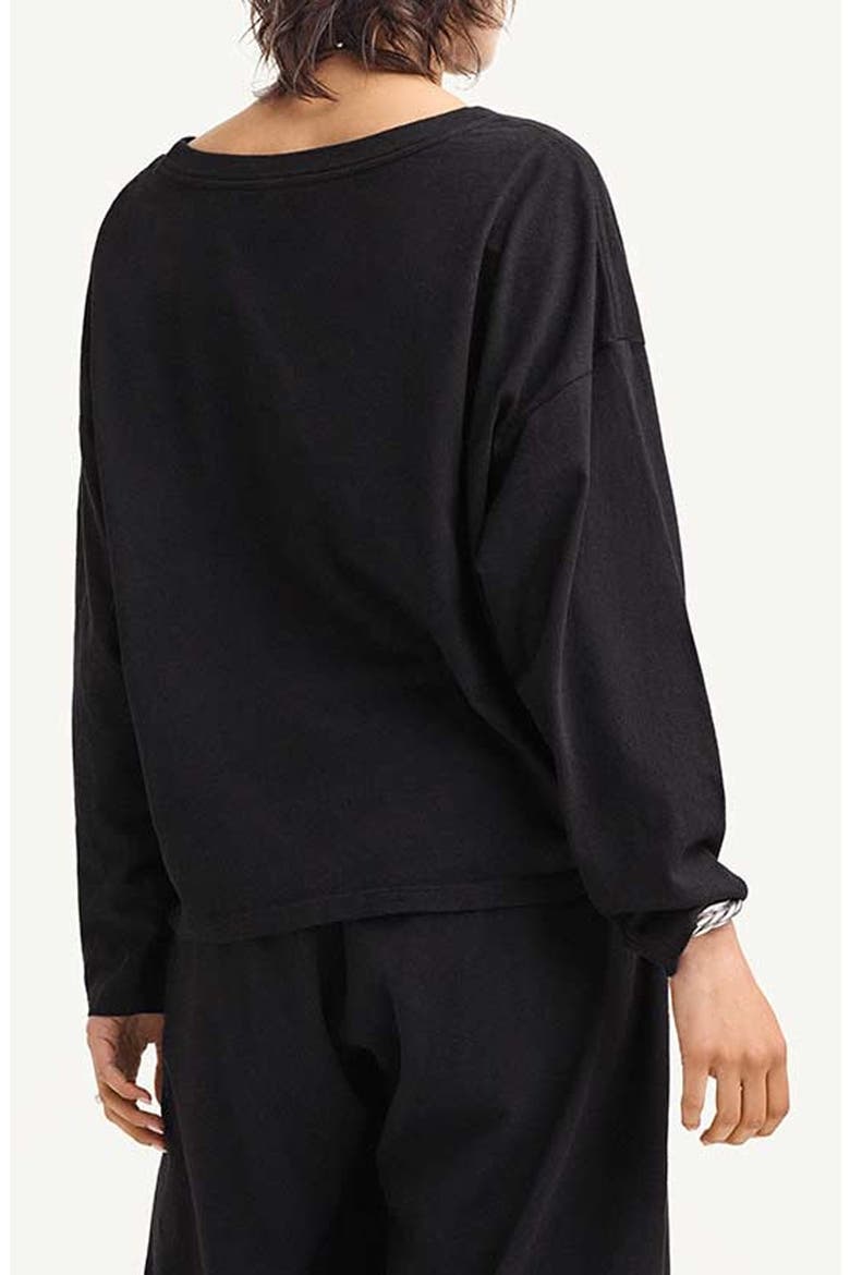 Coast Cotton Blend Sweatshirt, Alternate, color, BLACK
