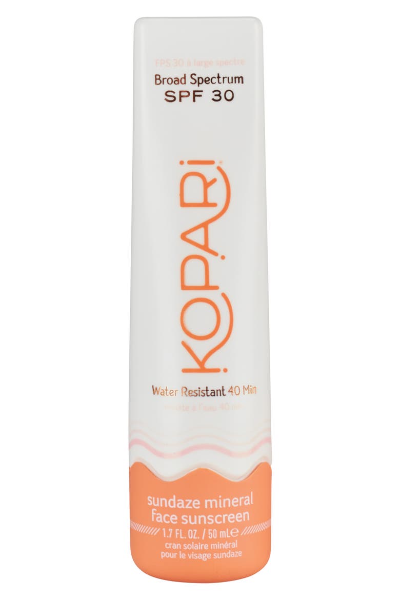 Sundaze Mineral Face Sunscreen SPF 30, Main, color, NO COLOR