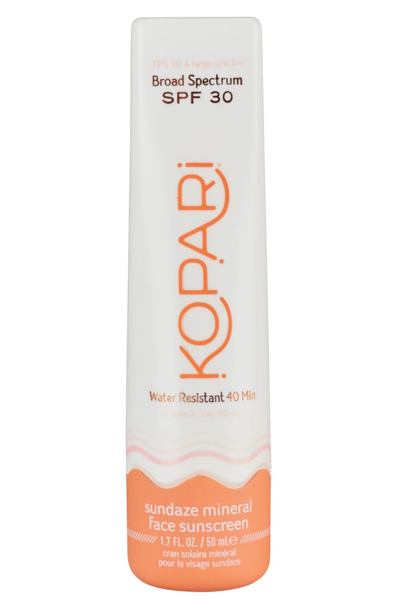 Kopari Sundaze Mineral Face Sunscreen SPF 30, Main, color, 