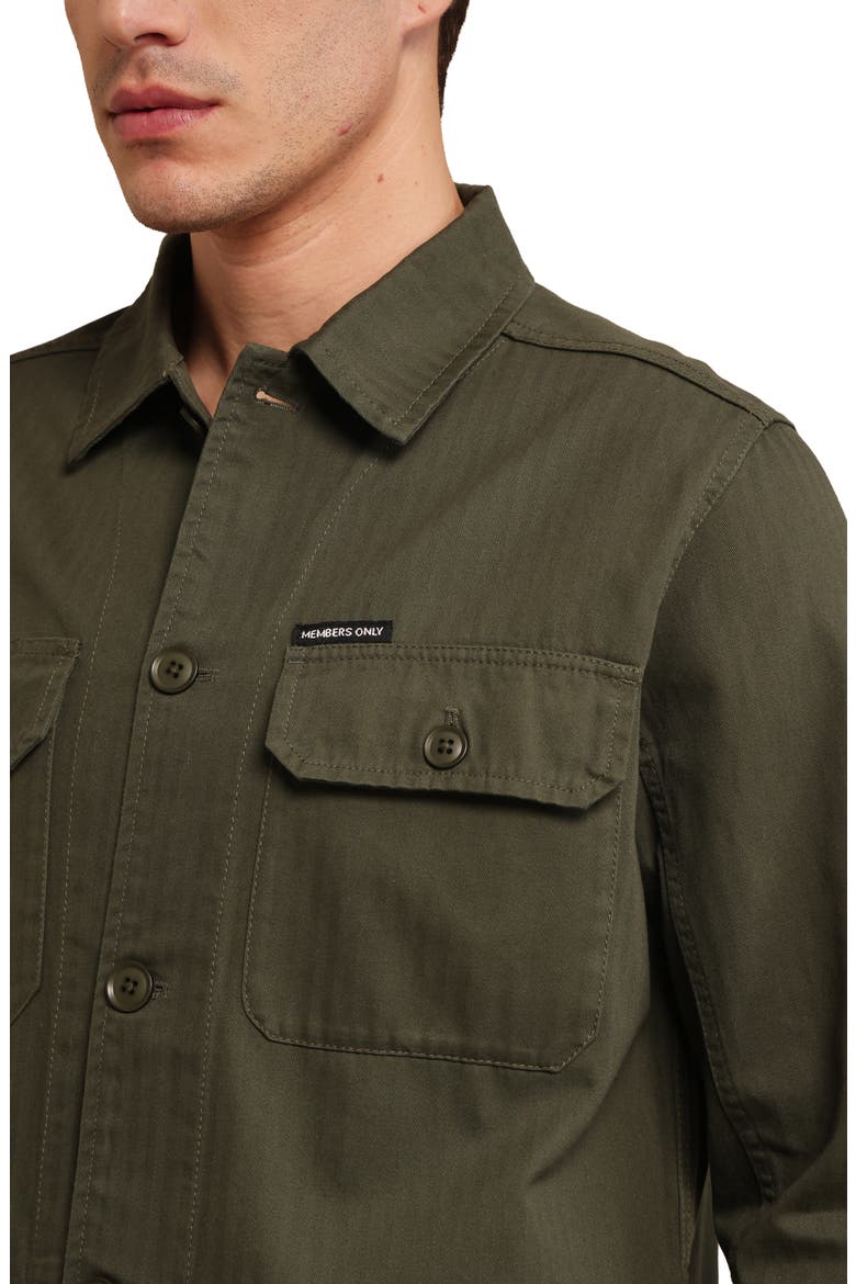 Men's Shirt Jacket, Alternate, color, Olive