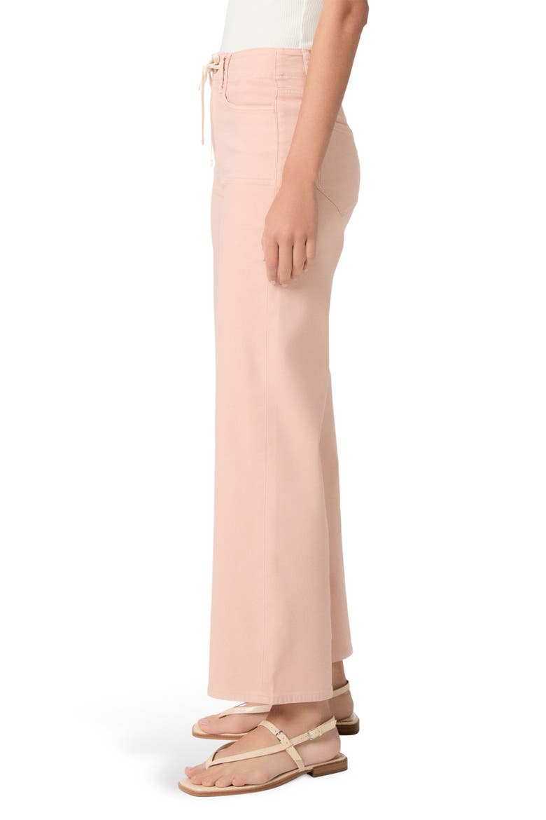 Ari Drawstring High Waist Wide Leg Pants, Alternate, color, VINTAGE PEACH