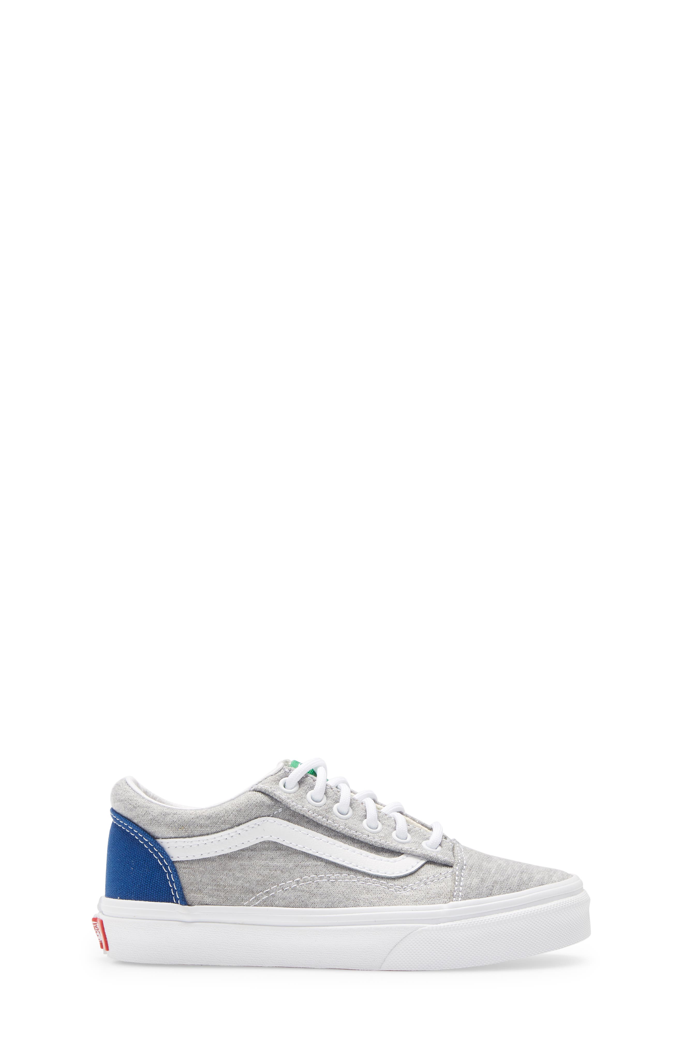 Old Skool Sneaker, Alternate, color, GREY/ TRUE WHITE